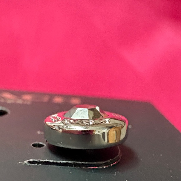 Coach Silver and Brown Earrings - Picture 9 of 10